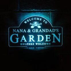 Personalised Garden Sign Outdoor Solar LED Light -Garden and Outdoors 30878361 alt02