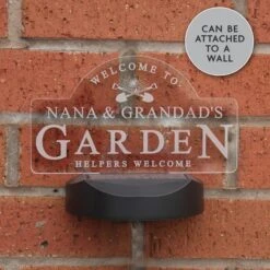 Personalised Garden Sign Outdoor Solar LED Light -Garden and Outdoors 30878361 alt06