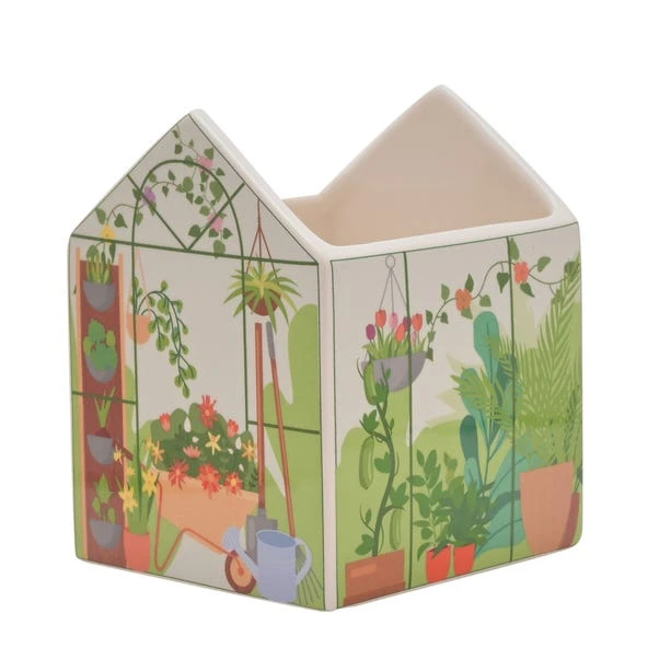The Cottage Garden Greenhouse Ceramic Plant Pot 3 The Cottage Garden Greenhouse Ceramic Plant Pot - Image 3