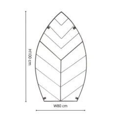 Ivyline Outdoor Leaf Trellis -Garden and Outdoors 30911922 alt02