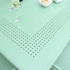 Porto 6 Seater Dining Set With Stacking Chairs -Garden and Outdoors 30915727 alt07