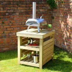 Garden Pizza Oven Table -Garden and Outdoors 30916432 alt01