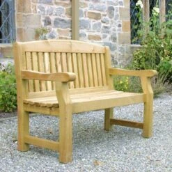 Emily 2 Seater Bench -Garden and Outdoors 30916460