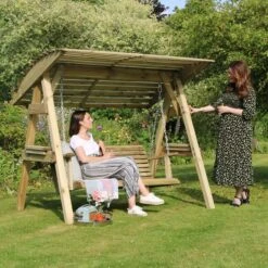 Miami 2 Seater Swing Seat 24 Miami 2 Seater Swing Seat -Garden and Outdoors 30916621 alt01