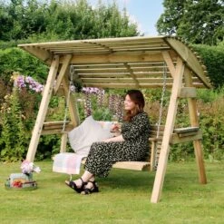 Miami 2 Seater Swing Seat 25 Miami 2 Seater Swing Seat -Garden and Outdoors 30916621 alt02