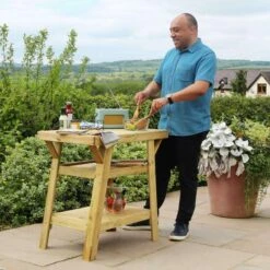 BBQ Side Table -Garden and Outdoors 30917421 alt02