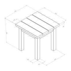 Emily Side Table -Garden and Outdoors 30917447 alt05