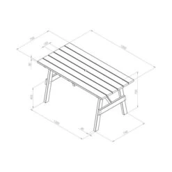 Freya Dining Table -Garden and Outdoors 30917449 alt09