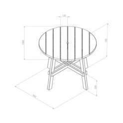 Freya Round Dining Table 7 Freya Round Dining Table -Garden and Outdoors 30917450 alt06