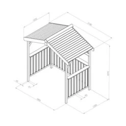 Ashton BBQ Shelter -Garden and Outdoors 30917483 alt03