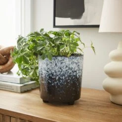 Spotty Reactive Glaze Plant Pot 6 Spotty Reactive Glaze Plant Pot -Garden and Outdoors 30923183