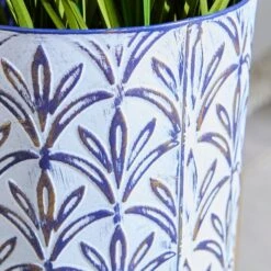 Metal Plant Pot On Gold Stand 7 Metal Plant Pot On Gold Stand -Garden and Outdoors 30925723 alt01