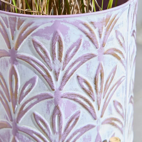 Metal Plant Pot On Gold Stand 2 Metal Plant Pot On Gold Stand - Image 2