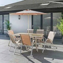 8 Piece Garden Dining Set 22 8 Piece Garden Dining Set -Garden and Outdoors 30925834 alt02