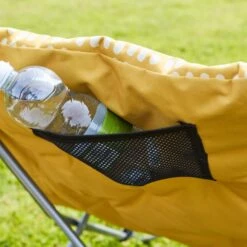 Padded Yellow Ochre Camping Chair -Garden and Outdoors 30925840 alt02