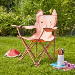 Kids Cat Camping Chair