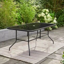 10 Piece Rectangular Garden Dining Set 12 10 Piece Rectangular Garden Dining Set -Garden and Outdoors 30925860 alt02