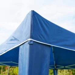 Pop Up 3m X 3m Cobalt Gazebo -Garden and Outdoors 30926392 alt02