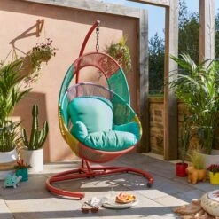 Santorini Egg Chair -Garden and Outdoors 30926426 alt01