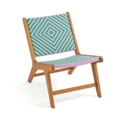Sophie Robinson Jade & Lilac Pavilion Deck Chair -Garden and Outdoors 30934743 alt04