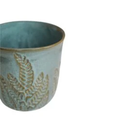 Kew Embossed Fern Plant Pot -Garden and Outdoors 30937046 alt03