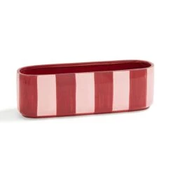 Elements Striped Ceramic Windowsill Plant Pot 14 Elements Striped Ceramic Windowsill Plant Pot -Garden and Outdoors 30943036 alt02