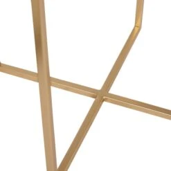 Set Of 2 White & Gold Metal Plant Stands 6 Set Of 2 White & Gold Metal Plant Stands -Garden and Outdoors 30983095 alt02