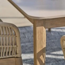 Pacific Lifestyle Moeven Outdoor 6 Seater Dining Set -Garden and Outdoors 30984357 alt02