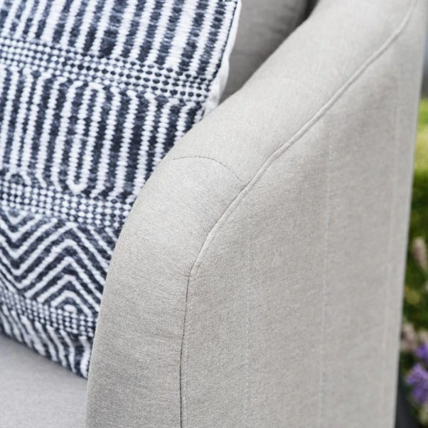 Pacific Lifestyle Nevada Putty Small Outdoor Corner Seating Set With Coffee Table And Footstools 4 Pacific Lifestyle Nevada Putty Small Outdoor Corner Seating Set With Coffee Table And Footstools - Image 4