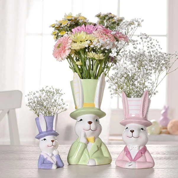 Eggs-traordinary Gift Co. Bunny In Top Hat Plant Pot 1 Eggs-traordinary Gift Co. Bunny In Top Hat Plant Pot