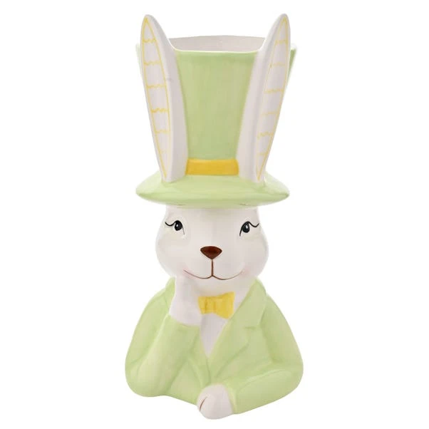 Eggs-traordinary Gift Co. Bunny In Top Hat Plant Pot 4 Eggs-traordinary Gift Co. Bunny In Top Hat Plant Pot - Image 4