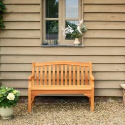 Kingsbury Small Outdoor Bench -Garden and Outdoors 30987768 alt05