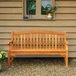 Kingsbury Medium Outdoor Bench -Garden and Outdoors 30987787 alt05