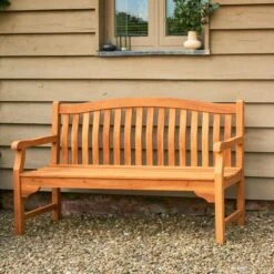 Kingsbury Medium Outdoor Bench -Garden and Outdoors 30987787 alt06