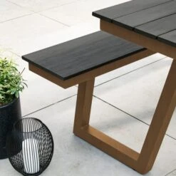 Heydon Wood Effect Picnic Bench -Garden and Outdoors 30987813 alt02