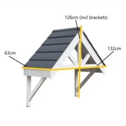 Greenhurst Deluxe Door Canopy -Garden and Outdoors 30988976 alt02